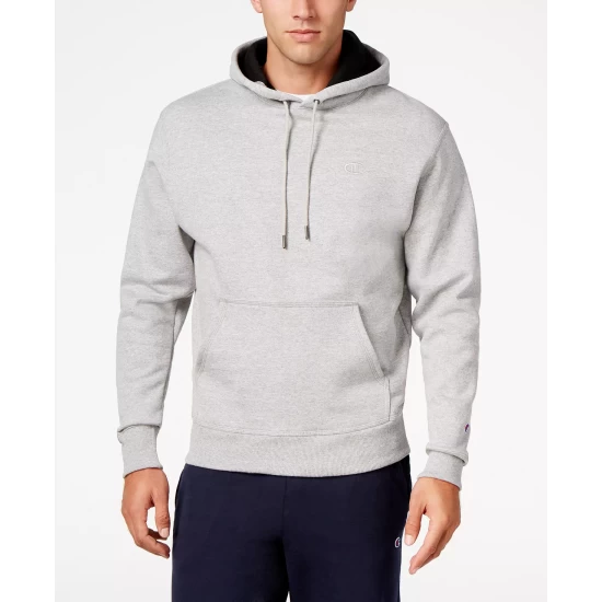 Deals π Champion Men's Powerblend Fleece Hoodie Plum Port π₯ - Image 2