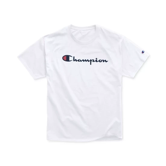 Budget ✔️ Champion Men's Script Logo T-Shirt Black ❤️ - Image 7