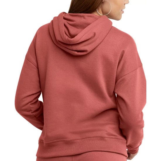 Best Sale π Champion π© Women's Powerblend Fleece Logo Crewneck Sweatshirt Wow Pink 𧨠- Image 3