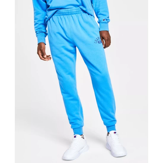 Cheapest π€© Champion Men's Vintage Wash Varsity Jogger Pants Solar Wash Cranberry Tart β - Image 2