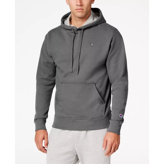 Deals π Champion Men's Powerblend Fleece Hoodie Plum Port π₯ - Image 3