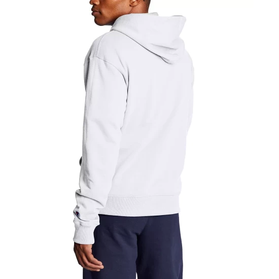 Cheap π Champion Men's Powerblend Fleece Zip Hoodie Surf β - Image 6