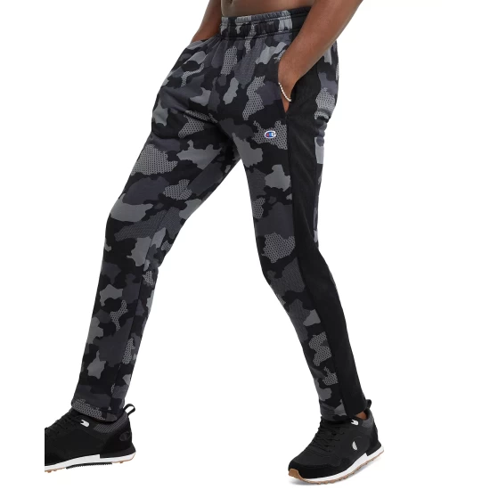 Coupon π Champion Men's Urban Pursuits Camo Pattern Fleece Drawstring Sweatpants Mesh Camo Cargo Olive/crg Olv π - Image 6