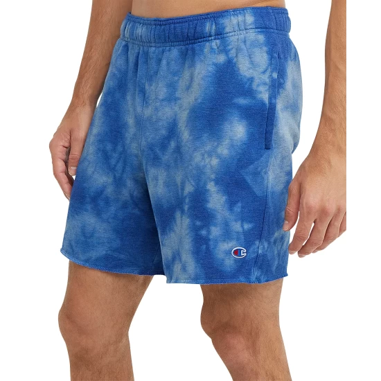 Best reviews of π Champion Men's Crush Dye Fleece 7 Shorts Crush Dye Oxford Grey/bright R β - Image 4