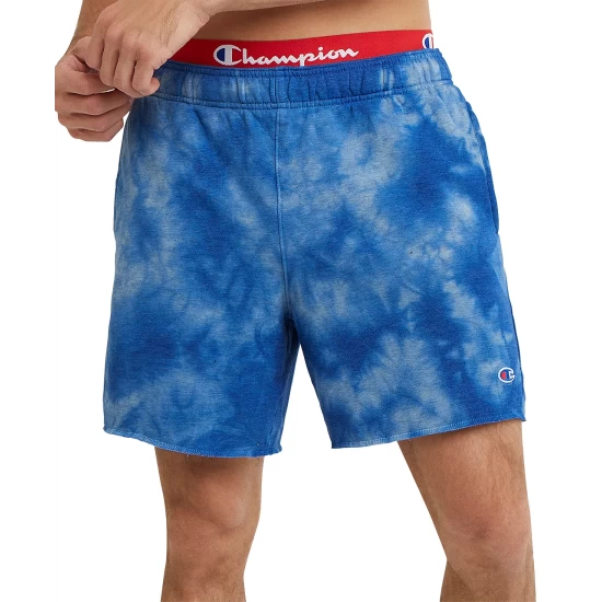 Best reviews of π Champion Men's Crush Dye Fleece 7 Shorts Crush Dye Oxford Grey/bright R β - Image 5