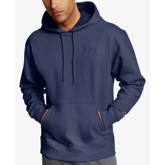 Deals π Champion Men's Powerblend Fleece Hoodie Plum Port π₯ - Image 7