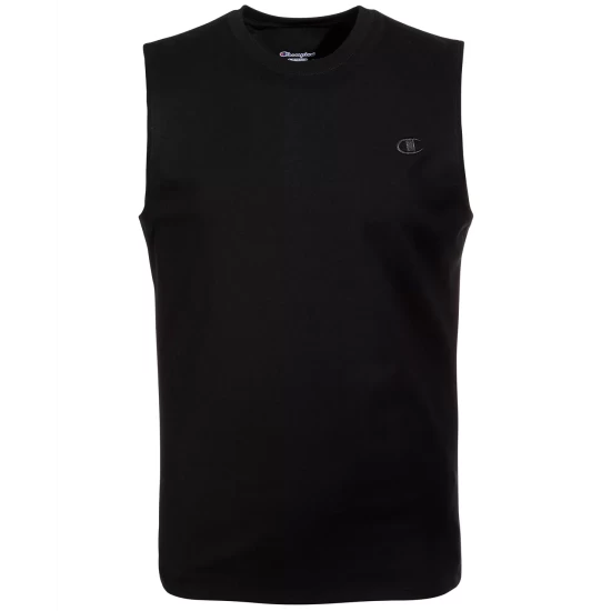 Top 10 π₯ Champion Men's Jersey Muscle Tank Black π - Image 2