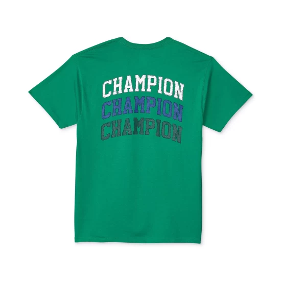 Buy π Champion Men's Classic Standard-Fit Logo Graphic T-Shirt White β - Image 4