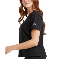 Coupon β€οΈ Champion Men's Classic Jersey V-Neck T-Shirt Granite Heather β€οΈ