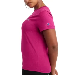 Discount 🧨 Champion Plus Size Classic Logo Graphic T-Shirt White 🔔