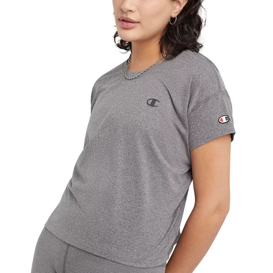 Discount 𧨠Champion Plus Size Classic Logo Graphic T-Shirt White π - Image 3