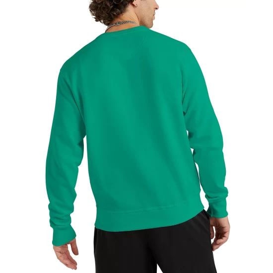 Best deal β Champion Men's Powerblend Fleece Sweatshirt Green Vine π - Image 16