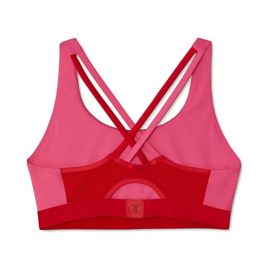 Wholesale π₯ Champion π© Women's The Absolute Eco Strappy-Racerback Sports Bra Black βοΈ - Image 2