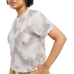 Coupon π Champion π© Women's Printed High-Waist 7/8 Length Leggings Multi Wash Cloud Candid Blue π