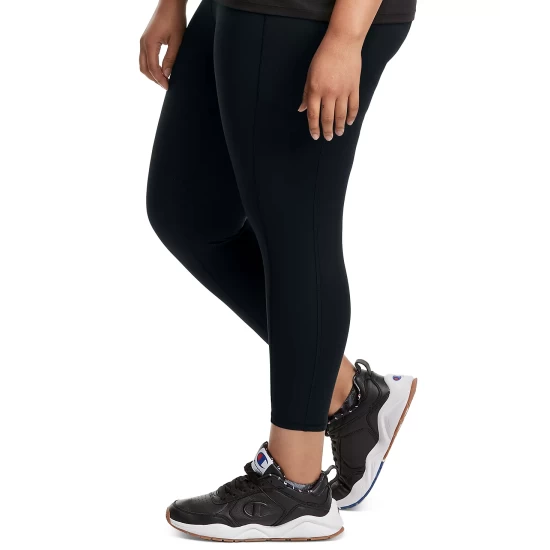 Outlet ๐ Champion Plus Size 7/8 Leggings Black ๐ - Image 4
