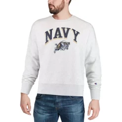 Best Pirce π€© Champion Men's Gray Vanderbilt Commodores Arch Over Logo Reverse Weave Pullover Sweatshirt β