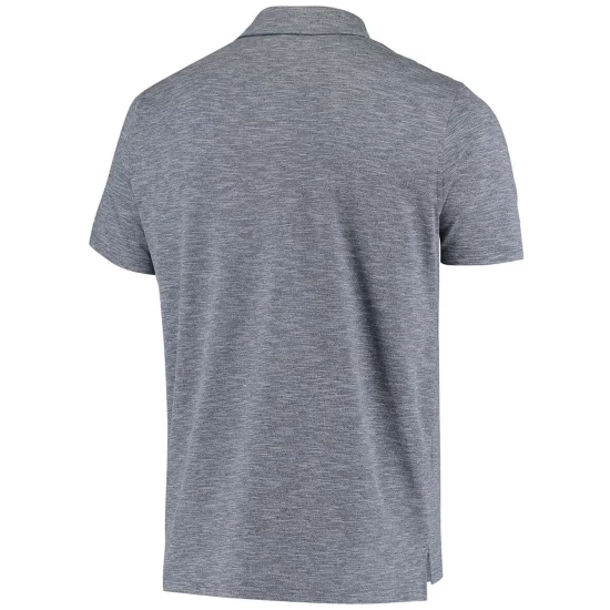 Hot Sale β€οΈ Champion Men's Navy West Virginia Mountaineers Micro Mesh Space-Dye Polo π Shirt β€οΈ - Image 5