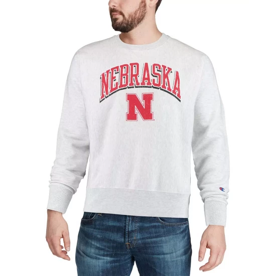 Best deal π Champion Men's Gray Colorado State Rams Arch Over Logo Reverse Weave Pullover Sweatshirt π₯