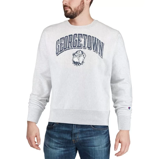 Best deal π Champion Men's Gray Colorado State Rams Arch Over Logo Reverse Weave Pullover Sweatshirt π₯ - Image 4