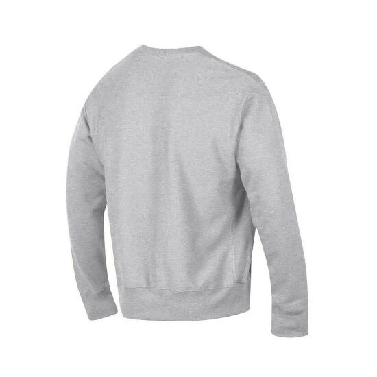 Best Pirce π Champion Men's Heathered Gray Vegas Golden Knights Reverse Weave Pullover Sweatshirt π - Image 4