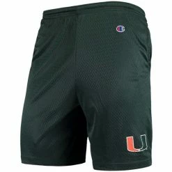 Best deal 🥰 Champion Men's Green Miami Hurricanes College Mesh Shorts 🔥