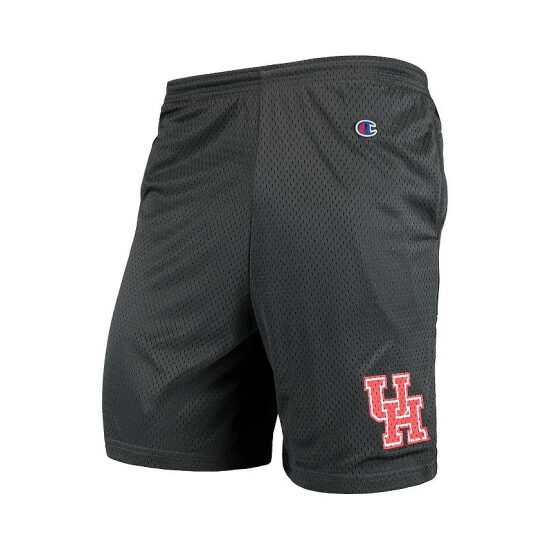 Best deal 𧨠Champion Men's Charcoal Houston Cougars College Mesh Shorts π