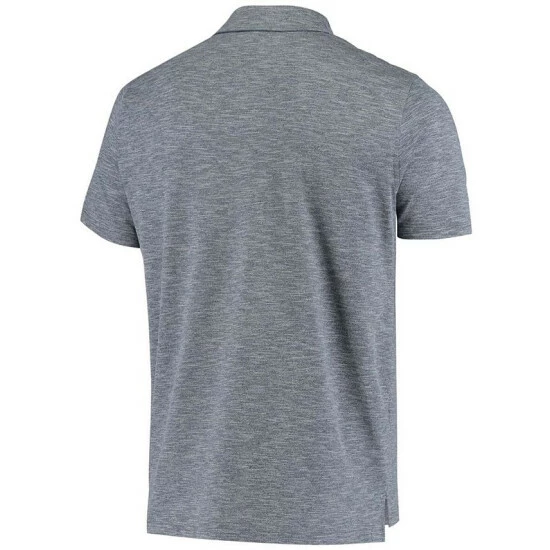 Hot Sale β€οΈ Champion Men's Navy West Virginia Mountaineers Micro Mesh Space-Dye Polo π Shirt β€οΈ - Image 4