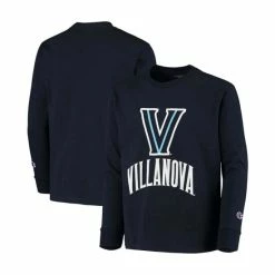 Best Pirce ✨ Champion Youth Boys Navy Villanova Wildcats Lockup Long Sleeve T-shirt 🧨