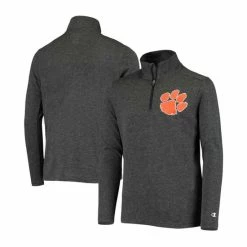 Cheap π Champion Youth Boys Black Clemson Tigers Field Day Quarter-Zip Jacket π
