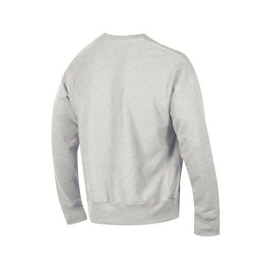 Cheapest 𧨠Champion Men's Gray NDSU Bison Arch Over Logo Reverse Weave Pullover Sweatshirt π - Image 2