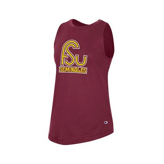 New π― Champion π© Women's Garnet Florida State Seminoles Beach Club University Tank Top β - Image 2