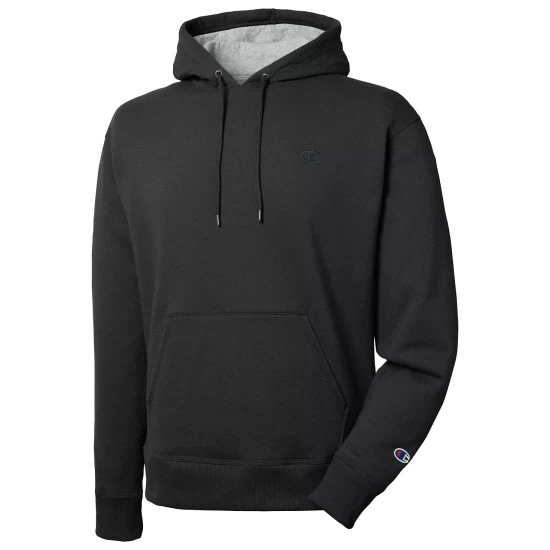 Deals π Champion Men's Powerblend Fleece Hoodie Plum Port π₯